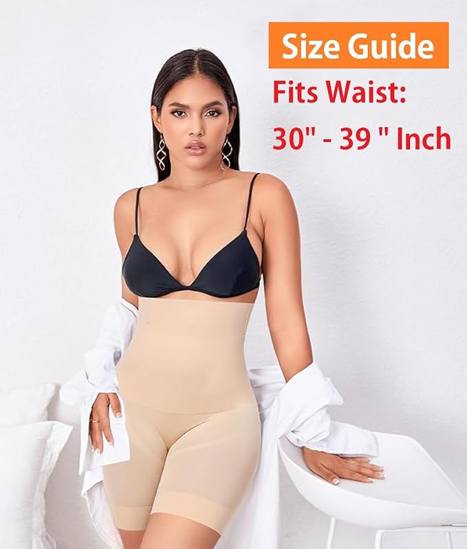 Shapewear Shorts Tummy Control  High Waisted Body Shaper