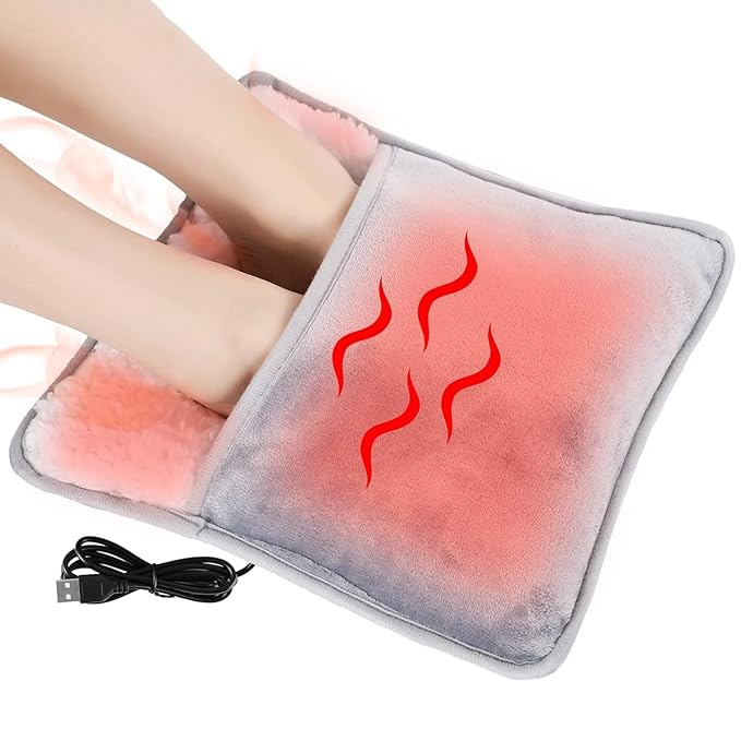 Electric Foot Warmer - Soft And Comfortable USB Heated Foot Warmer